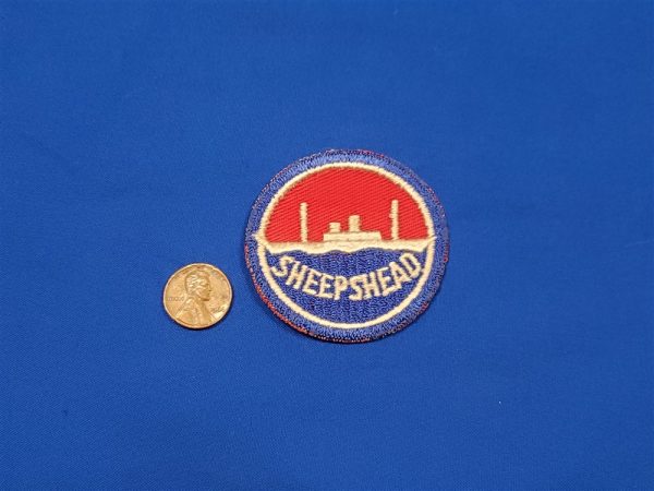 wwii-patch-sheepshead-merchant-marine-rating-cheesecloth-backing