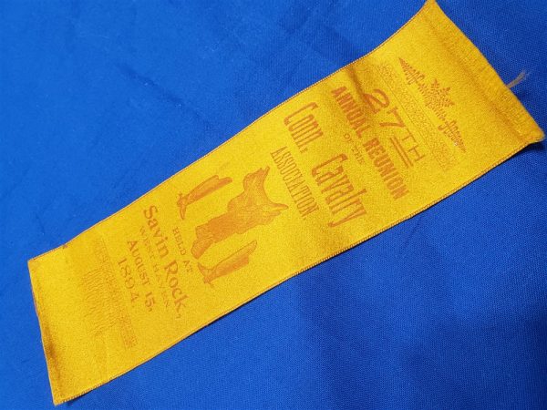 reunion-ribbon-27th-conn-conneticut-cavalry-cav-yellow