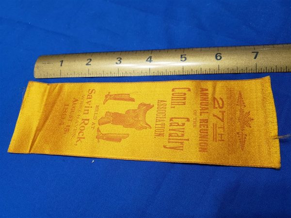 reunion-ribbon-27th-conn-conneticut-cavalry-cav-yellow