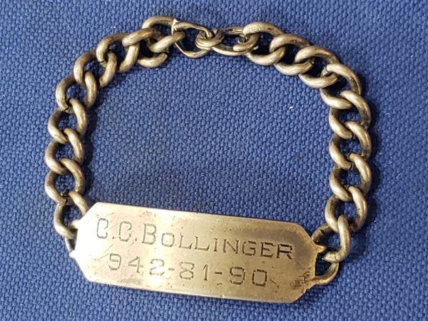 Military on sale id bracelet