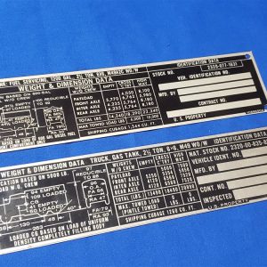 data-plate-vehicle