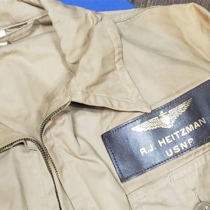 flight-suit-navy-named-to-heitzman-wwii-with-original-holster-rig-pilot-tag