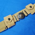 garrison-belt-1917-enlisted-mills-with belt buckle-ammo-pockets-bayonet-loop-slide