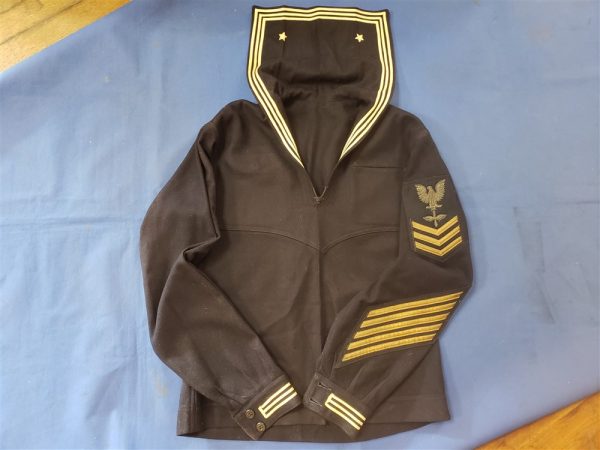 navy-tunic-korean-war-hash-marks-aviation-po1-excellent-condition