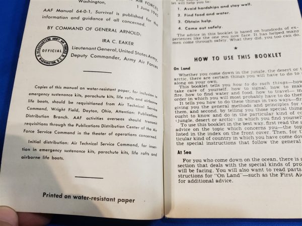 survival-manual-air-corps-1945-aaf-dated-for-pilots-and-live-boats-crews-page-plants-rafts