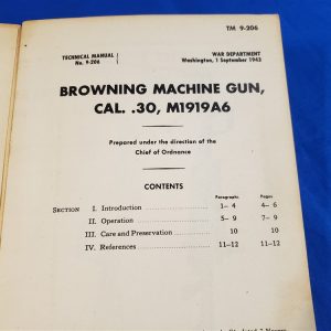 tm9-206-m1919-a6-mg-1943-dated-manual-pic-photo-right-cover