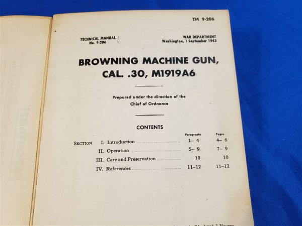 tm9-206-m1919-a6-mg-1943-dated-manual-pic-photo-right-cover