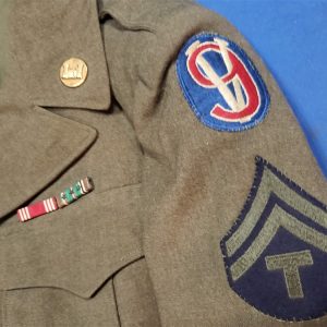 tunic-wwii-enlisted-95th-division-div-engineers-t3-rank-ribbon-bar-3-battle-stars