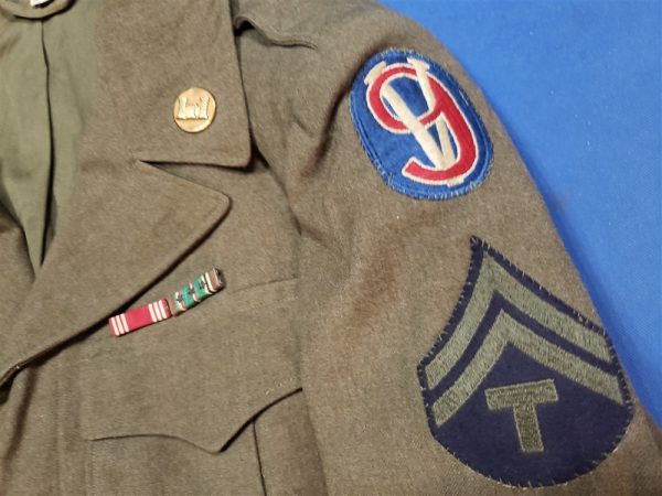 tunic-wwii-enlisted-95th-division-div-engineers-t3-rank-ribbon-bar-3-battle-stars