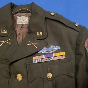 tunic-9th-inf-infantry-officers-ofc-wwii-with-all-insignia-and-patches-wwii