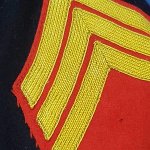 tunic-usmc-gysgt-blues-korean-war-with-world-war-two-service-wwii-post-jacket-large-size-ribbons