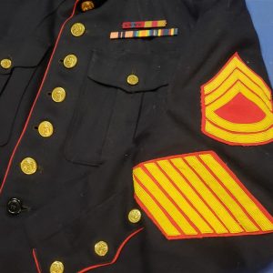 tunic-usmc-gysgt-blues-korean-war-with-world-war-two-service-wwii-post-jacket-large-size