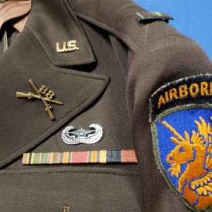 tunic-wwii-13th-ab-airborne-88th-glider-infantry-uniform-with-shirt-and-cap-oval-glider-wings-named-daniel