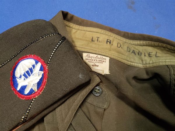 tunic-wwii-13th-ab-airborne-88th-glider-infantry-uniform-with-shirt-and-cap-oval-glider-wings-named-daniel