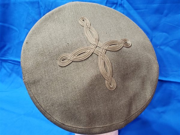 visor-usmc-officers-wwii-greens-with-hh-ega-detailed-front-top-world-war-two