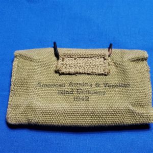 first-aid-pouch-wwii-1942-aavb-mint-unissued-with-early-full-company-name-snap-flap