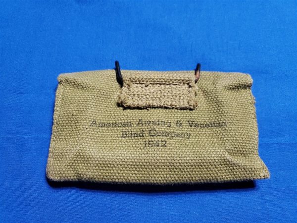 first-aid-pouch-wwii-1942-aavb-mint-unissued-with-early-full-company-name-snap-flap