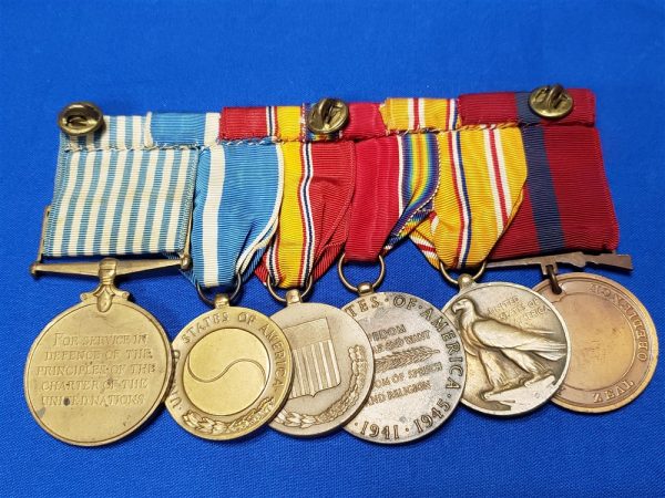 medal-set-6-wwii-kw-battle-stars-usmc-clutch-korea