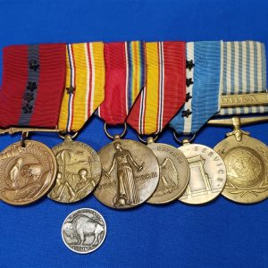 medal-set-6-wwii-kw-battle-stars-usmc-clutch-korea