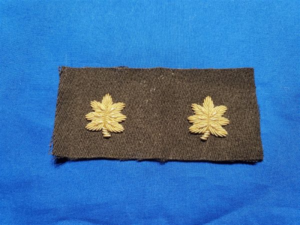 major-rank-bullion-set-on-gabardine-wwii-world-war-two-gold-hand-sewn-back