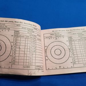 score-book-1926-dated-army-pages-target-writing-m1903-prone