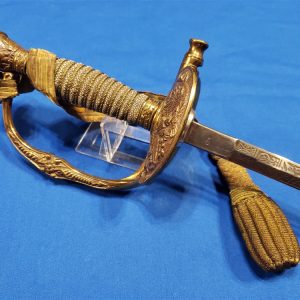 sword-presentation-1898-mo-missouri-captain-healey-pic-photo-of-troops-scabbard-full-engraved-cross-guard-whistle-knot