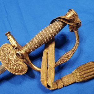 sword-presentation-1898-mo-missouri-captain-healey-pic-photo-of-troops-scabbard-full-engraved-cross-guard-whistle-knot