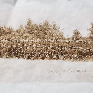 sword-presentation-1898-mo-missouri-captain-healey-pic-photo-of-troops-scabbard-full-engraved-cross-guard-whistle-knot