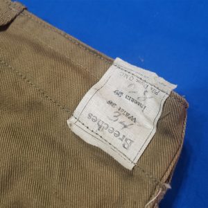 trousers-wwi-1917-dated-summer-khaki-34-size-buttons-top-bottom-calf