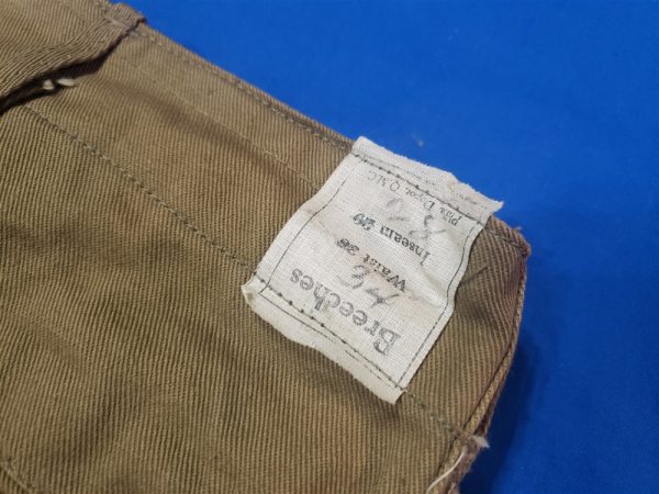 trousers-wwi-1917-dated-summer-khaki-34-size-buttons-top-bottom-calf