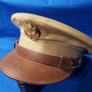 wwii-visor-cap-enlisted-enl-tan-war-time-leather-insignia-inside-side-top-bill-tag