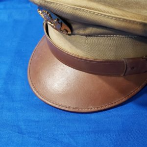 wwii-visor-cap-enlisted-enl-tan-war-time-leather-insignia-inside-side-top-bill-tag