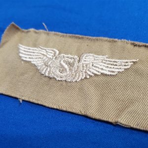 wings-wwii-service-pilot-embroidered-on-twill-tan-for-summer-flying-suits-and-shirts-back