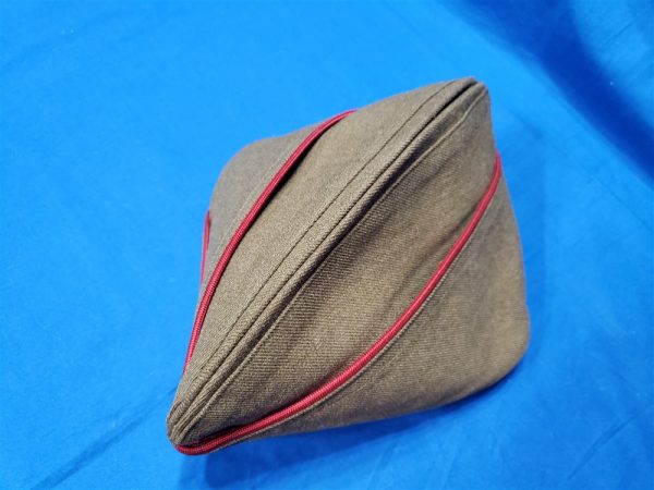 garrison-cap-wwii-artillery-enlisted-enl-wood-od-with-red-braid-size-inside