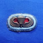 jump-wings-wwii-501st-sterling marked-with-oval-pin-back-original