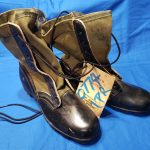 boots-woman-womans-jungle-6n-size-1968-dated-laces-instruction-book-unissued-combat