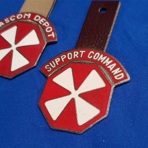 pocket-badge-hanger-enamel-4th-army-command-ascom-back-front-tab-set-1950s