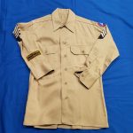 shirt-photographer-wwii-patches-t4-rank-tan-cotton-full-buttons-sleeve-patch