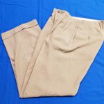 trousers-pinks-greens-wwii-officers-talon-zipper-front-back-side-waist-tropical