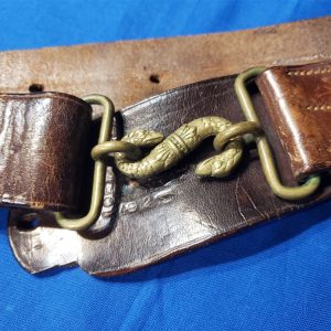 belt-snake-canadian-1912-leather-officers-officer-wwi-brass-stamp