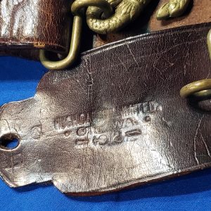 belt-snake-canadian-1912-leather-officers-officer-wwi-brass-stamp