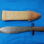 bolo-wwi-m1917-m17-sheath-scabbard-mint-unissued-plumb-manufacture-wood-handle-excellent condition