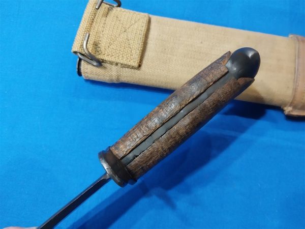 bolo-wwi-m1917-m17-sheath-scabbard-mint-unissued-plumb-manufacture-wood-handle-wonderful-condition-for-any-collection