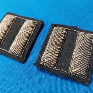 rank-usmc-captain-capt-black-dress-blue-issue-wwii-set-pair-wool-bullion