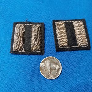 rank-usmc-captain-capt-black-dress-blue-issue-wwii-set-pair-wool-bullion