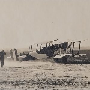 rppc-wwi-french-plane-take-off-post-card-camo-camoflage-tail-number-