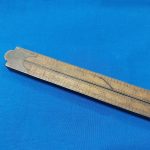 World-war-one-wooden-ruler-with-brass-hinges-used-in-map-cases-and-engineer-kits