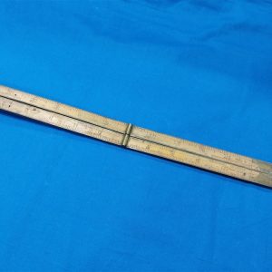 World-war-one-wooden-ruler-with-brass-hinges-used-in-map-cases-and-engineer-kits