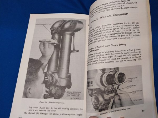 1953-dated-binocular-manual-for-the-repair-of-12-models-of-optics-cleaning-and-parts-pages-wwii-wwi-diagrams