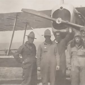 photo-card-world-war-one-of-camo-plane-and-crew-pilot